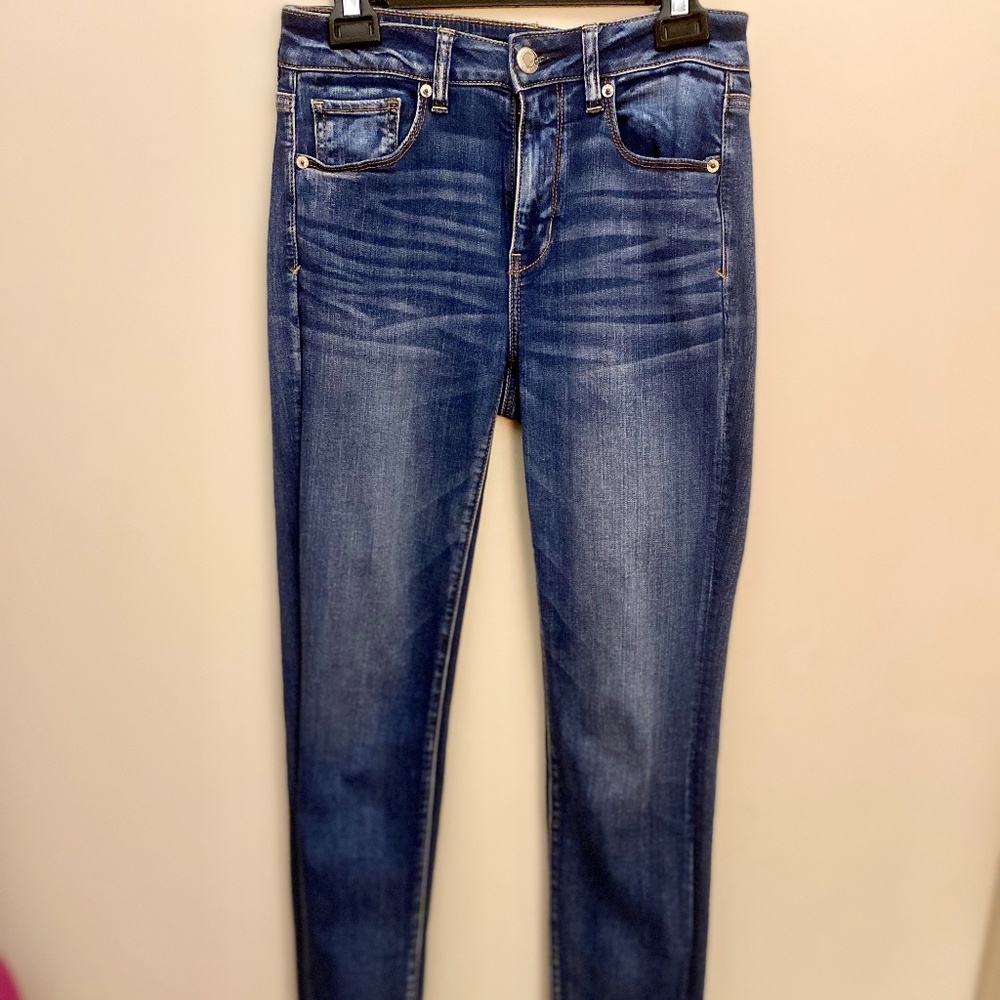 American Eagle Super Stretch Skinny Jean Sz 4 Long